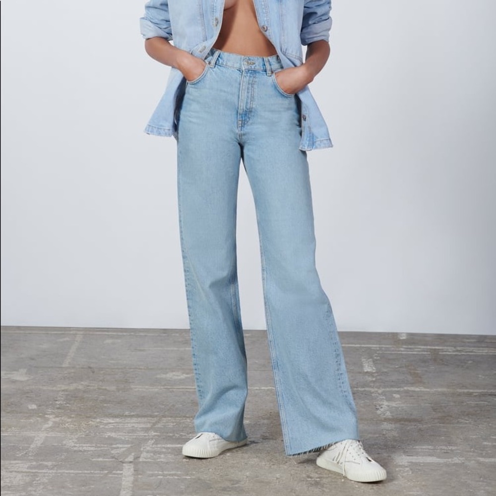 ZARA 90s Full Length Jeans